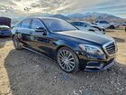 2017 Mercedes-benz S 550 4matic Черный vin: WDDUG8FB3HA316072