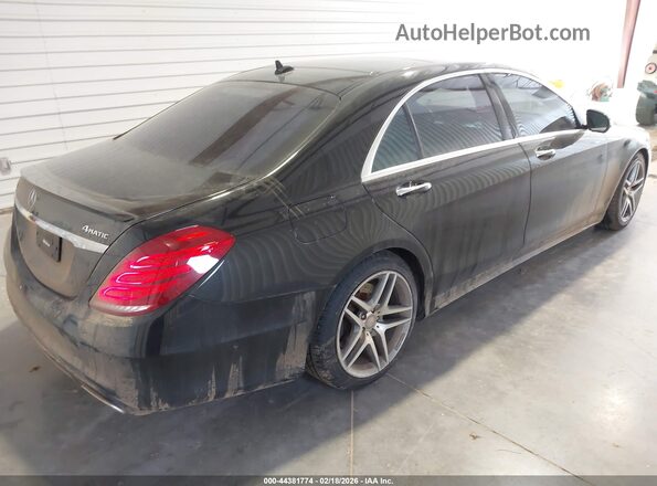 WDDUG8FB4GA242773 2016 MERCEDES-BENZ S-CLASS Черный Задняя правая четверть