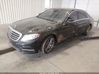 2016 Mercedes-benz S 550 4matic Черный vin: WDDUG8FB4GA242773