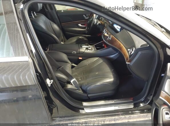 WDDUG8FB4GA242773 2016 MERCEDES-BENZ S-CLASS Черный Вид салона спереди