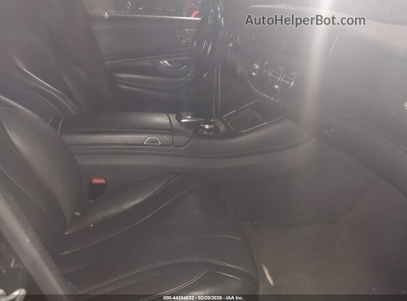 WDDUG8FB8GA236233 2016 MERCEDES-BENZ S-CLASS Черный Вид салона спереди