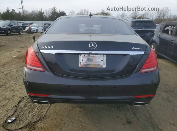 WDDUG8FB9HA309501 2017 MERCEDES-BENZ S Черный Вид сзади