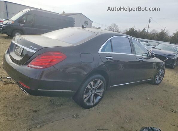 WDDUG8FB9HA309501 2017 MERCEDES-BENZ S Черный Задняя правая четверть