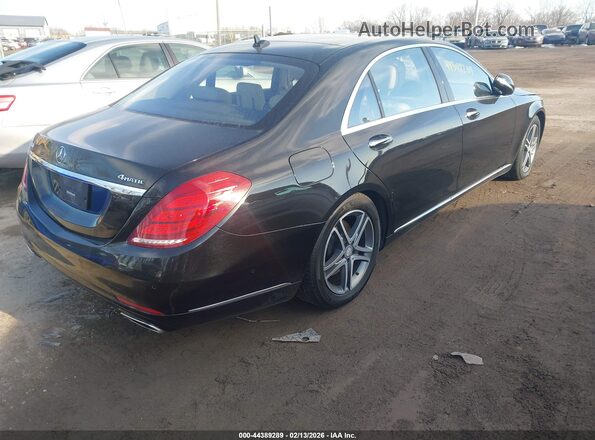 WDDUG8FBXGA225959 2016 MERCEDES-BENZ S-CLASS Black Tył prawy