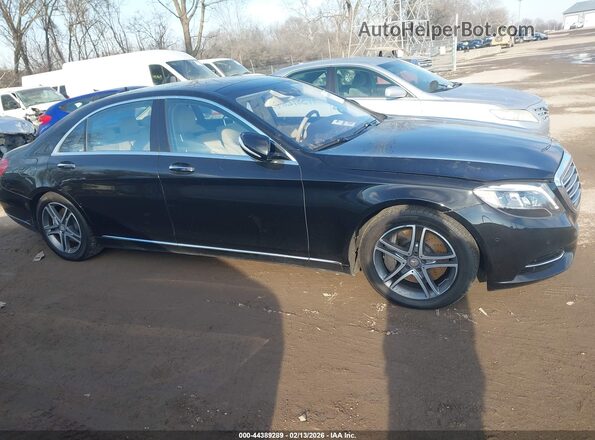 WDDUG8FBXGA225959 2016 MERCEDES-BENZ S-CLASS Black Widok wnętrza z tyłu