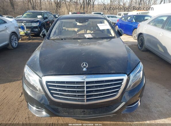WDDUG8FBXGA225959 2016 MERCEDES-BENZ S-CLASS Black Widok z przodu