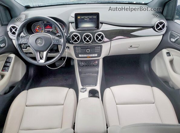 WDDVP9AB0HJ013946 2017 MERCEDES-BENZ B-CLASS Blue Вид панелі приладів