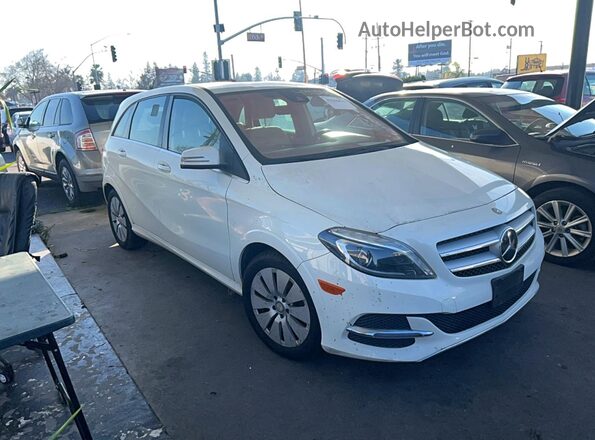 WDDVP9AB5HJ015143 2017 MERCEDES-BENZ B-CLASS Белый Передняя левая четверть
