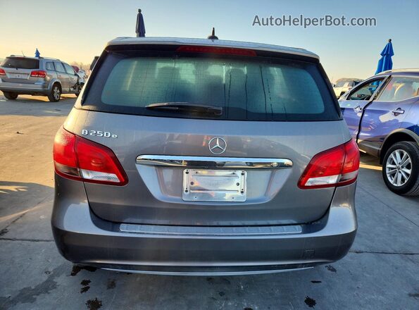 WDDVP9AB6HJ012302 2017 MERCEDES-BENZ B-CLASS Gray უკანა ხედი