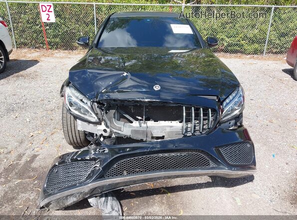 WDDWF4JB0JR388267 2018 MERCEDES-BENZ C-CLASS Черный Вид щитка приборов
