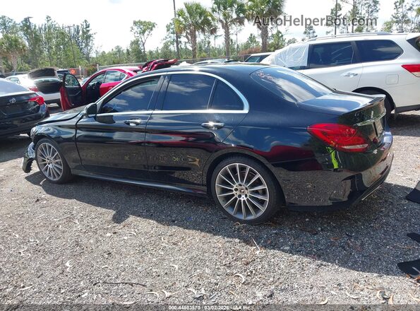 WDDWF4JB0JR388267 2018 MERCEDES-BENZ C-CLASS Черный Задняя левая четверть