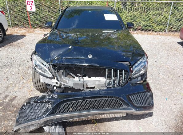 WDDWF4JB0JR388267 2018 MERCEDES-BENZ C-CLASS Черный Вид спереди