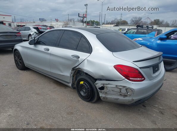 WDDWF4KB4HR306825 2017 MERCEDES-BENZ C-CLASS Silver Rear left