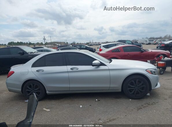 WDDWF4KB4HR306825 2017 MERCEDES-BENZ C-CLASS Silver Rear interior view