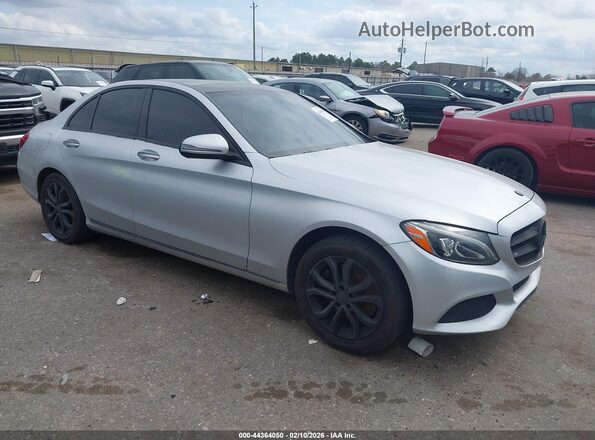 WDDWF4KB4HR306825 2017 MERCEDES-BENZ C-CLASS Silver Front right