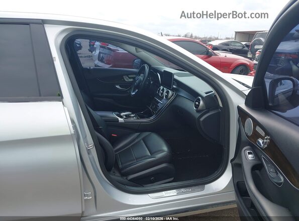 WDDWF4KB4HR306825 2017 MERCEDES-BENZ C-CLASS Silver Front interior view