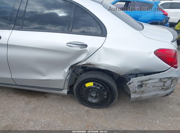 WDDWF4KB4HR306825 2017 MERCEDES-BENZ C-CLASS Silver Front view
