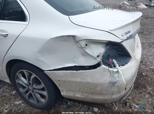 WDDWF4KB5GR126591 2016 MERCEDES-BENZ C-CLASS Белый Вид спереди