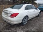 2016 Mercedes-benz C 300 4matic Белый vin: WDDWF4KB5GR126591