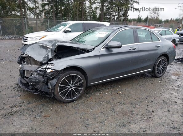 WDDWF8EB1LR551075 2020 MERCEDES-BENZ C-CLASS Silver წინა მარცხენა ხედი სამი მეოთხედიდან