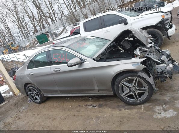 WDDWF8EB6LR541528 2020 MERCEDES-BENZ C-CLASS Gray უკანა სალონის ხედი