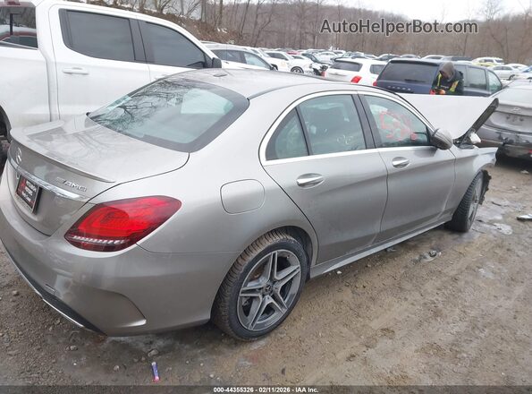 WDDWF8EB6LR541528 2020 MERCEDES-BENZ C-CLASS Gray უკანა მარჯვენა