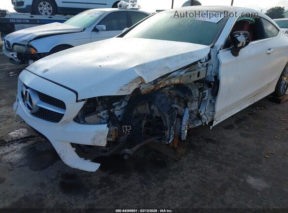 WDDWJ4JB5JF650140 2018 MERCEDES-BENZ C-CLASS Белый Вид спереди