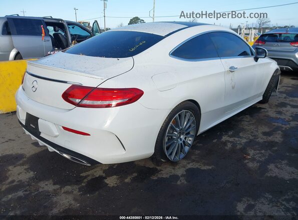 WDDWJ4JB5JF650140 2018 MERCEDES-BENZ C-CLASS Белый Задняя правая четверть