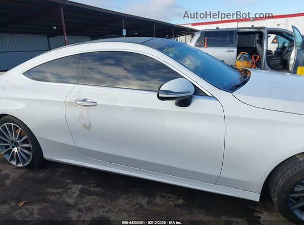 WDDWJ4JB5JF650140 2018 MERCEDES-BENZ C-CLASS Белый Вид задней части салона
