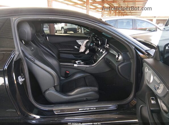 WDDWJ8HB5HF475007 2017 MERCEDES-BENZ AMG C 63 Black Widok wnętrza z przodu