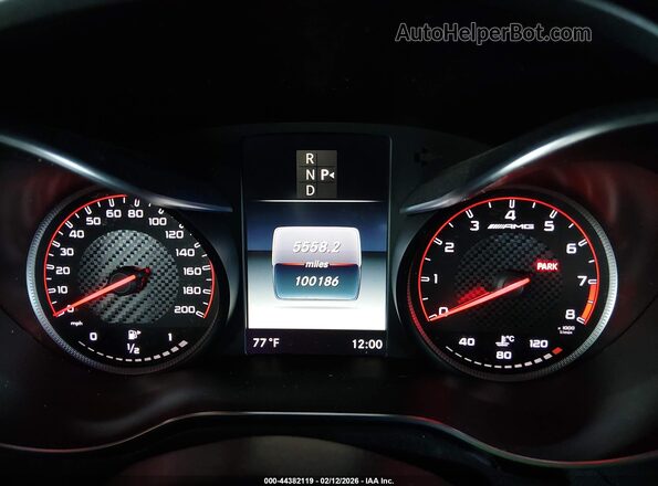WDDWJ8HB5HF475007 2017 MERCEDES-BENZ AMG C 63 Black Widok tylnych siedzeń