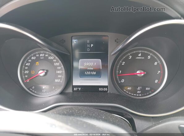 WDDWK4JB4HF424761 2017 MERCEDES-BENZ C-CLASS Серый Вид задних сидений