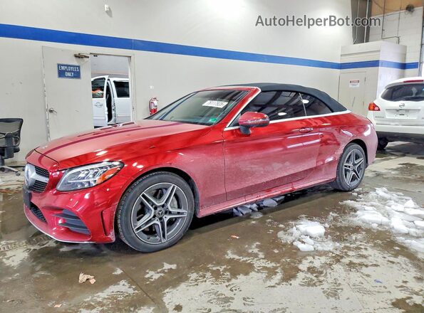 WDDWK8EB6KF913753 2019 MERCEDES-BENZ C Красный Передняя левая четверть