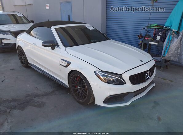 WDDWK8HB7JF657620 2018 MERCEDES-BENZ AMG C 63 White Przód prawy