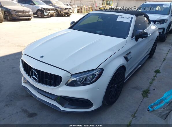 WDDWK8HB7JF657620 2018 MERCEDES-BENZ AMG C 63 White Przód lewy