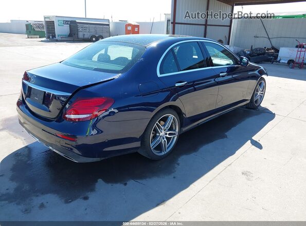 WDDZF4JB0HA021245 2017 MERCEDES-BENZ E-CLASS Синий Задняя правая четверть