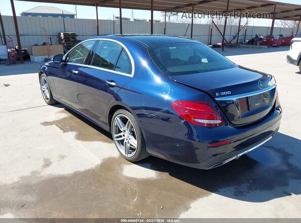 WDDZF4JB0HA021245 2017 MERCEDES-BENZ E-CLASS Синий Задняя левая четверть