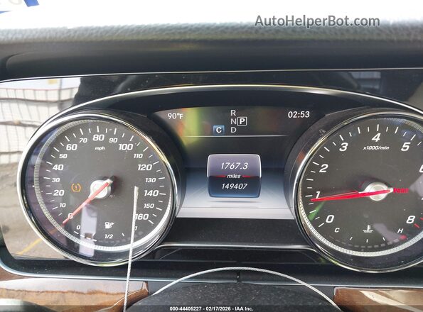 WDDZF4JB2HA120262 2017 MERCEDES-BENZ E-CLASS Белый Вид задних сидений