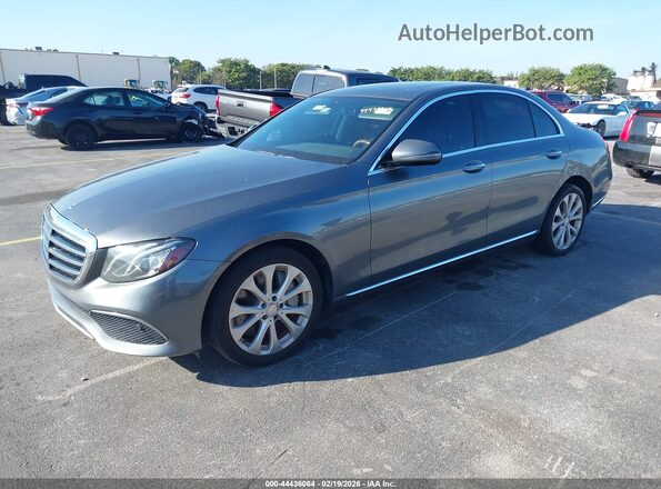 WDDZF4JB3HA081178 2017 MERCEDES-BENZ E-CLASS Серый Передняя левая четверть