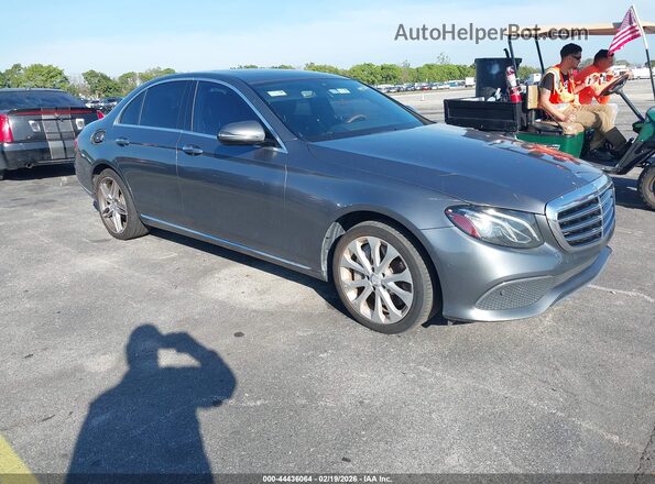 WDDZF4JB3HA081178 2017 MERCEDES-BENZ E-CLASS Серый Передняя правая четверть