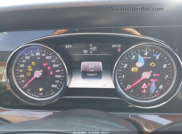 WDDZF4JB3HA081178 2017 MERCEDES-BENZ E-CLASS Серый Вид задних сидений