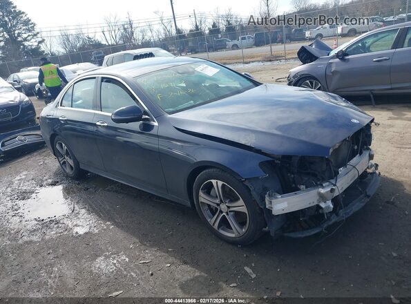WDDZF4JB4HA109182 2017 MERCEDES-BENZ E-CLASS Синий Передняя правая четверть