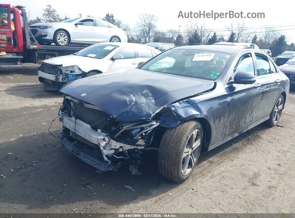 WDDZF4JB4HA109182 2017 MERCEDES-BENZ E-CLASS Синий Передняя левая четверть