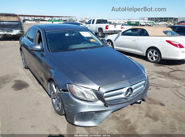 WDDZF4JB4JA460499 2018 MERCEDES-BENZ E-CLASS Серый Вид спереди
