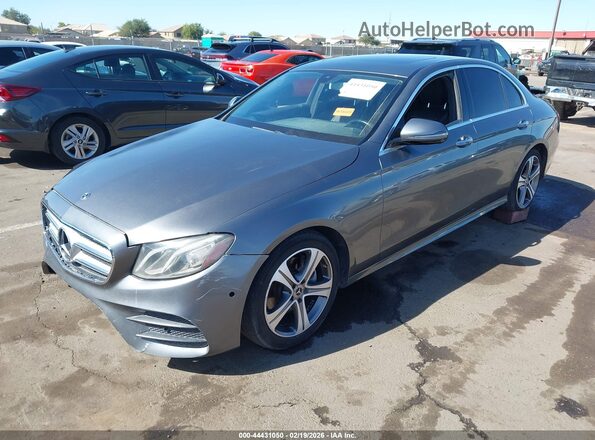 WDDZF4JB4JA460499 2018 MERCEDES-BENZ E-CLASS Серый Передняя левая четверть