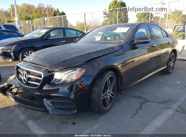 WDDZF4JB4KA488482 2019 MERCEDES-BENZ E-CLASS Черный Передняя левая четверть