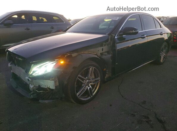 WDDZF4JB4KA558899 2019 MERCEDES-BENZ E Black Առջևի ձախ երեք քառորդ տեսարան