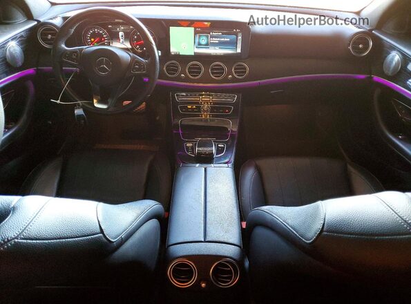 WDDZF4JB5HA082915 2017 MERCEDES-BENZ E Белый Вид панели приборов