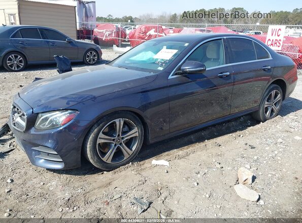 WDDZF4JB5JA332305 2018 MERCEDES-BENZ E-CLASS Синий Передняя левая четверть