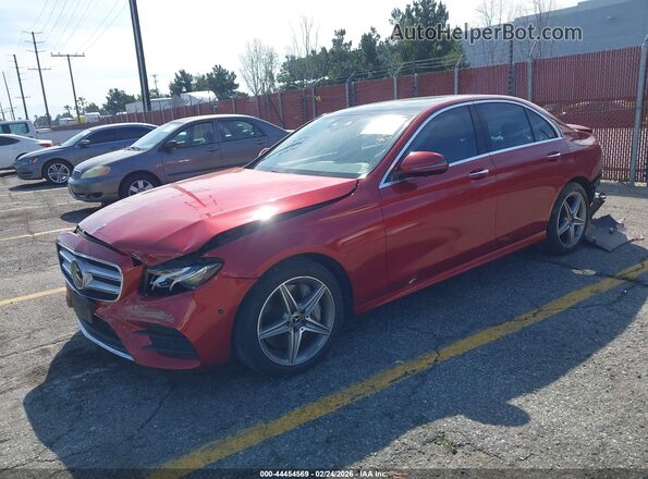 WDDZF4JB7KA527646 2019 MERCEDES-BENZ E-CLASS Бордовый Передняя левая четверть